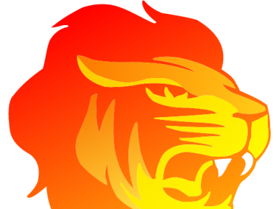 Flame Lion 🔥🦁 branding design graphic design icon illustration logo typography vector