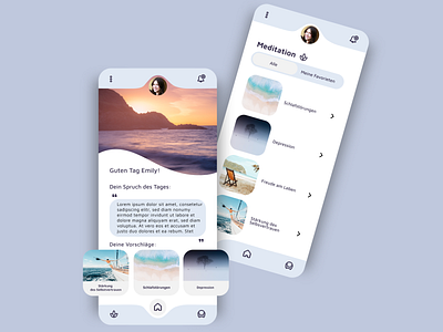 Online therapy App/Home Screen app design illustration logo minimal ui ux web