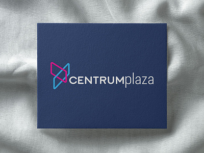 Centrum Plaza branding design emblem logo logodesign rebranding typography vector