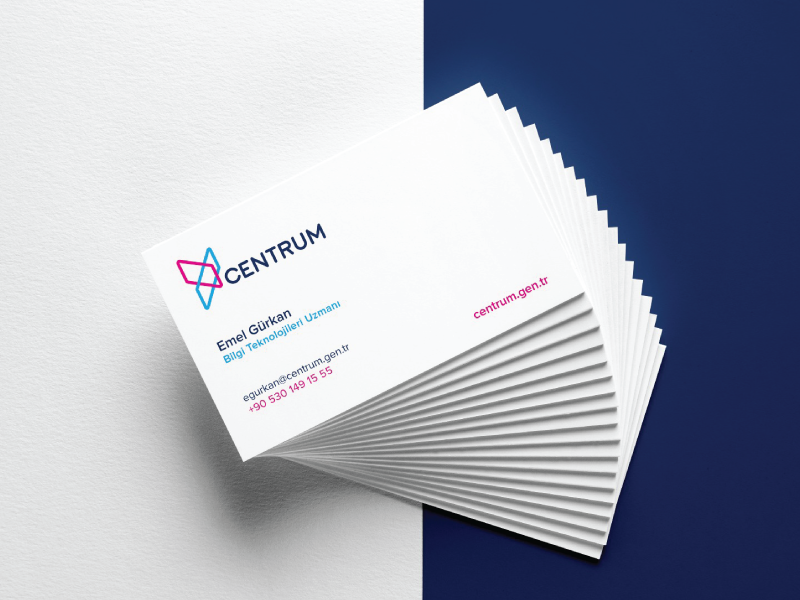 Centrum Plaza identity businesscard business card logodesign logo branding