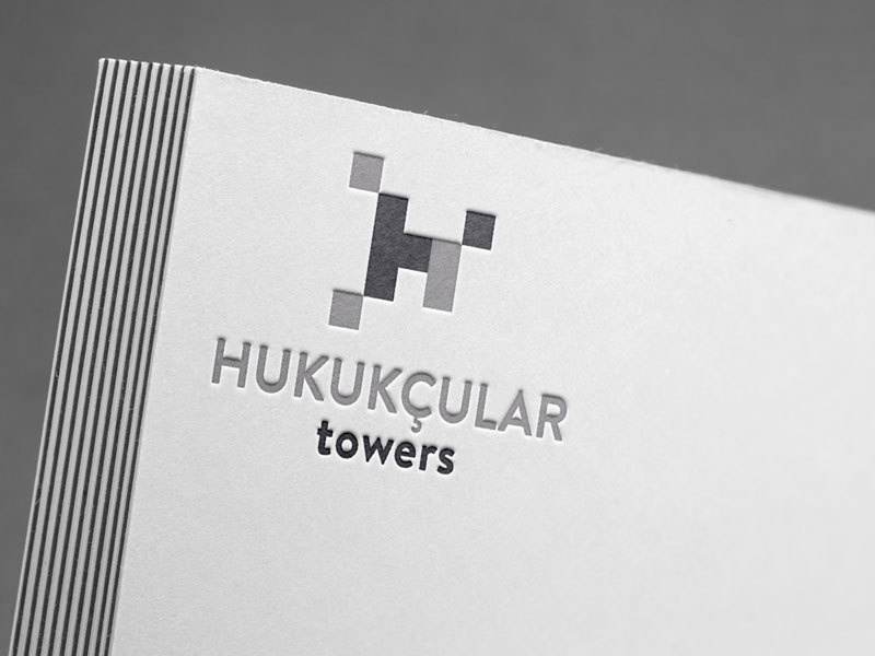 Rebranding Hukukçular Towers typography identity vector emblem logodesign logo rebranding branding