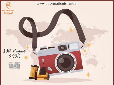 World Photography Day informatic nishant nishant kumar photo lovers photographer photography photography logo world photography day world photography day 2020