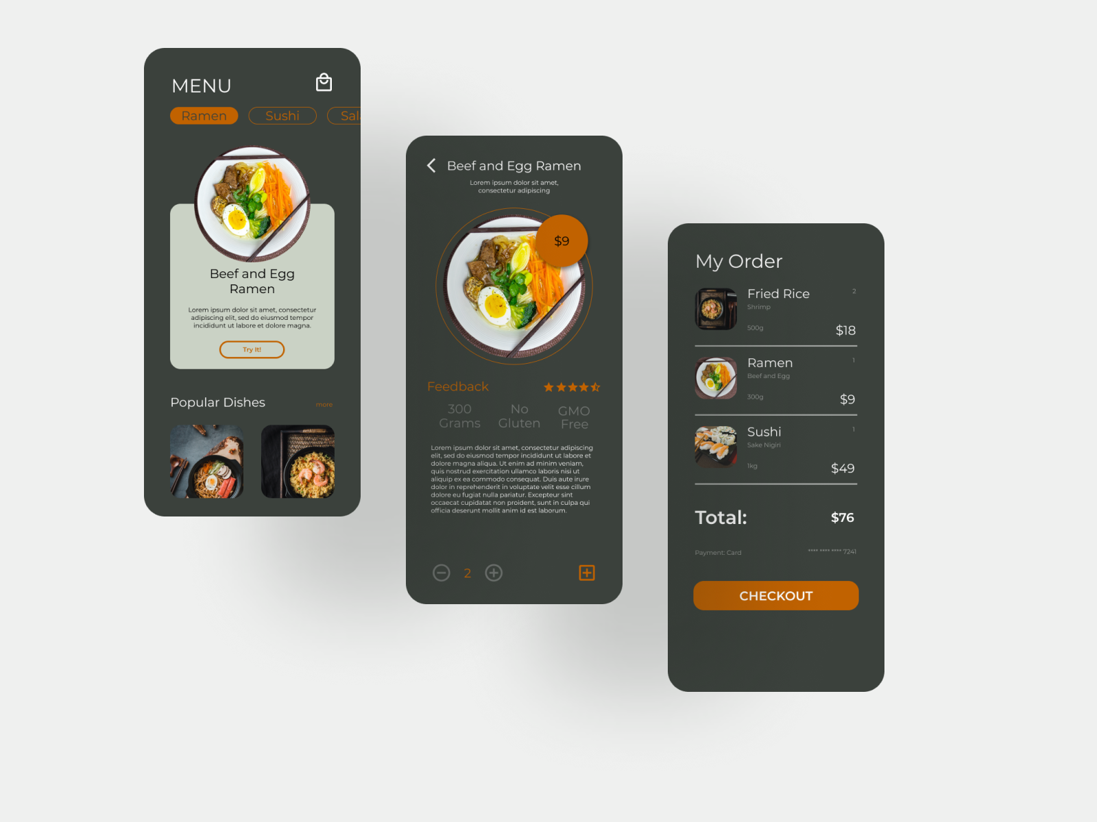 Restaurant App by Jean-Claude Mamaloukos on Dribbble