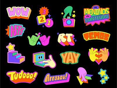 Sem Babozera branding graphic design illustration stickers