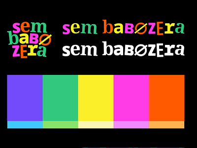Sem Babozera branding design illustration logo stickers