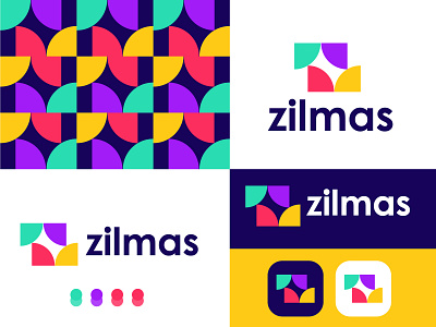 z letter colorful logo agency app brand business code company connection construction corporate creative digital geometric hexagon minimalism modern music simple z letter logo z logo z modern logo