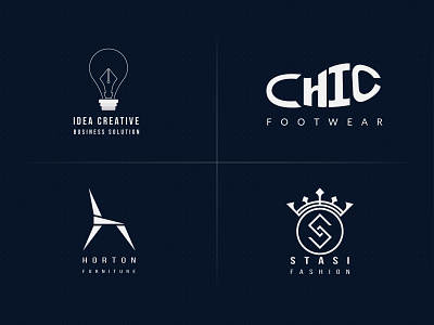 Minimal Logo Design abstract branding design flat graphic design icon icons logo logo design minimal typography