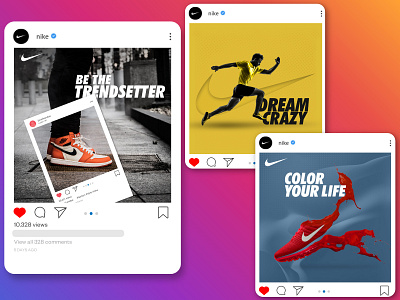Nike Social Media Design