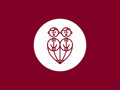 Bulgarcheta children circle logo mark red symbol