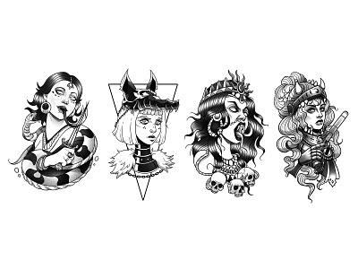 Tattoo designs art digital illustration tattoo