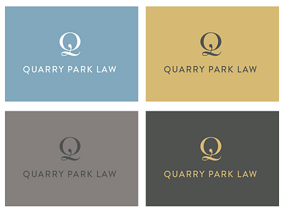 Quarry Park Law branding calgary lawyer logo