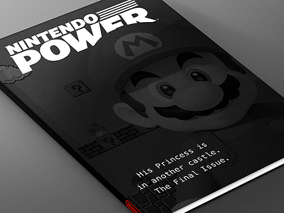 Nintendo Power Final Issue cover magazine nintendo super mario