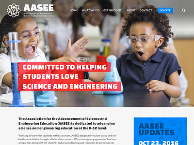AASEE Website education engineer science website