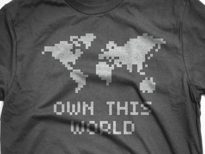 Own This World T-Shirt app gaming ios t shirt