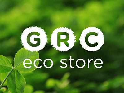 GRC Eco Store Logo dirt eco environmental grass logo water