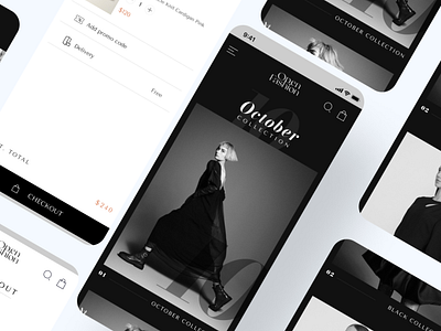 Fashion App app design branding graphic design ui