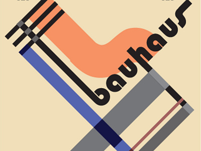 Bauhaus Tribute Poster bauhaus