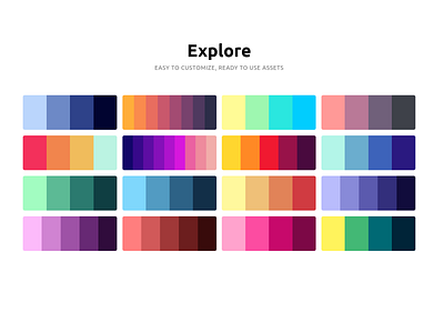 Explore color palette color scale colors css design system