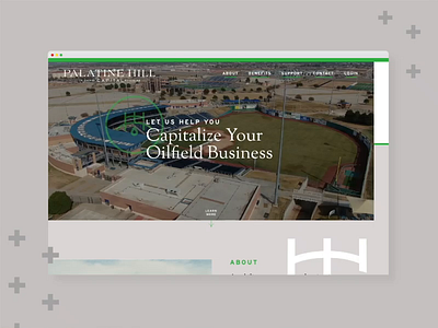Palatine Hill Capital Website animation capital energy finance midland oil palatine hill petrol petroleum preuve preuve digital responsive rome texas ui ux website