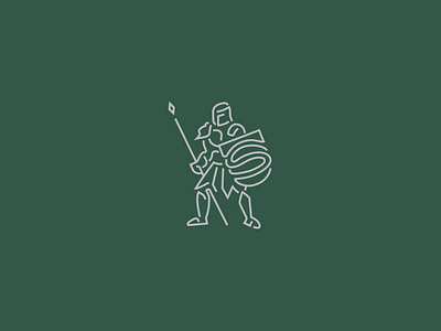 Skincare knight armor icon knight linework shield skincare soap vector