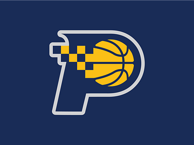 Indiana Pacers Rebrand logo concept by Sam Behrmann on Dribbble