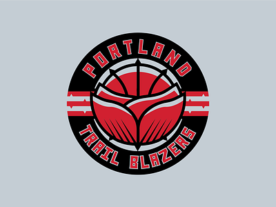 Portland Trail Blazers Rebrand Logo Concept 1 concept logo nba portland portland trail blazers rebrand trailblazers