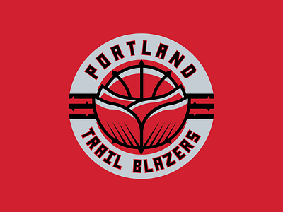 Portland Trail Blazers Rebrand Logo Concept 3 by Sam Behrmann on Dribbble