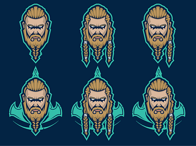 Valhalla Viking Mascot Logo eivor mascot mascotlogo norse valhalla viking