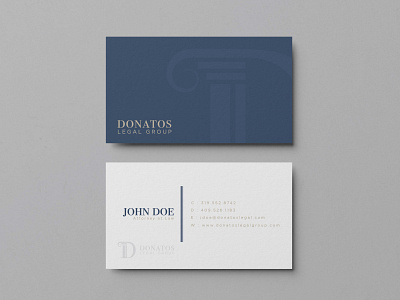 Donatos Legal Group brand branding business business card card donatos illustrator law firm legal group logo rebrand typography