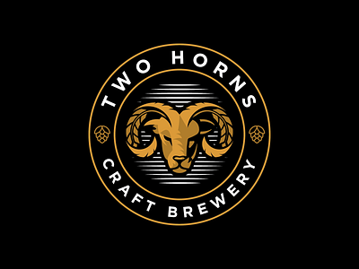 Two Horns Craft Brewery Logo