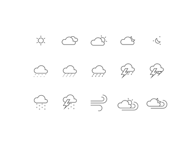 Weather Icon Set