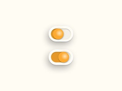 Sunny Side Up Toggle breakfast button design decision egg form input inspiration interface microinteraction slider toggle toggle switch ui uidesign uiux