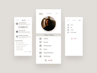 Daily UI/Day 6 daily 100 challenge dailyui dailyuichallenge minimal profile profile card profile design profile page profiles ui ui challenge uidesign uiux