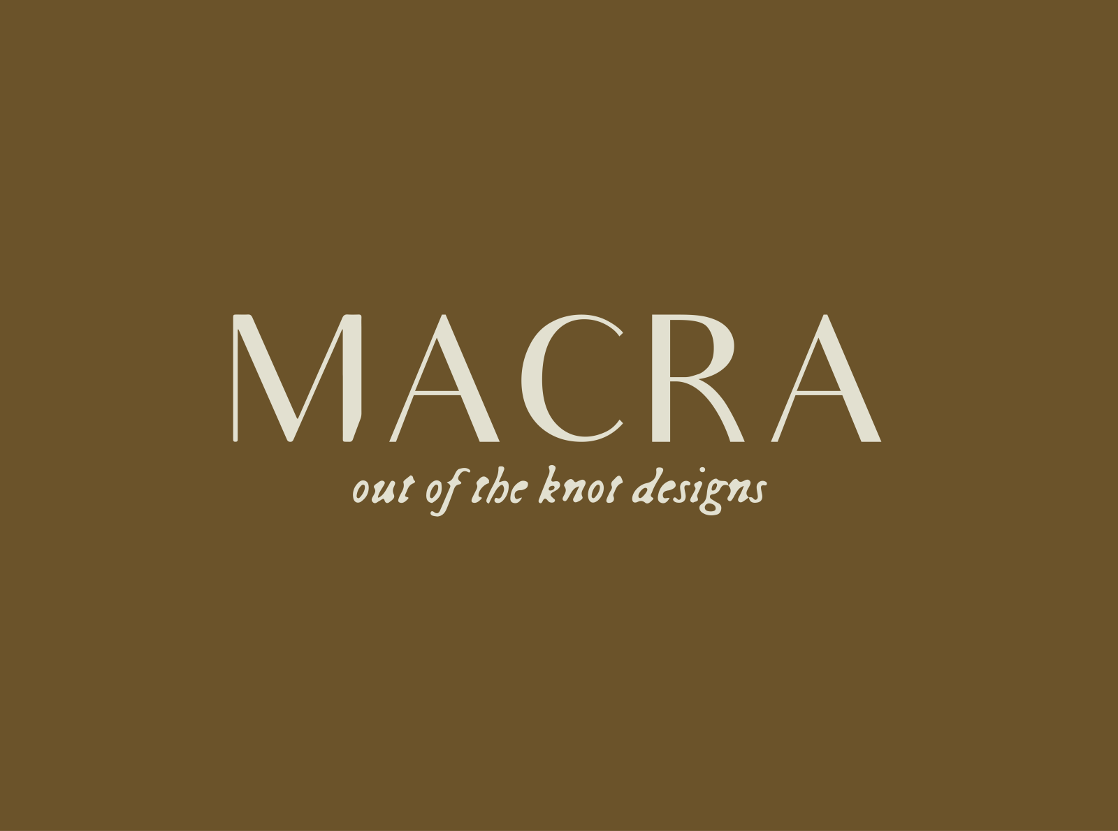 Macra Boutique Macrame Business by Abby Anderson on Dribbble