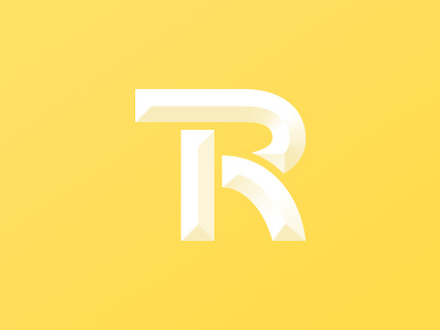 TR identity initials letters logo monogram simple
