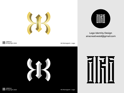 KK Monogram design heraldy icon k letter logo k logo k monogram logo logo design logo designer logo for sale logodesign logotype minimalist logo monogram monogram design monogram logo