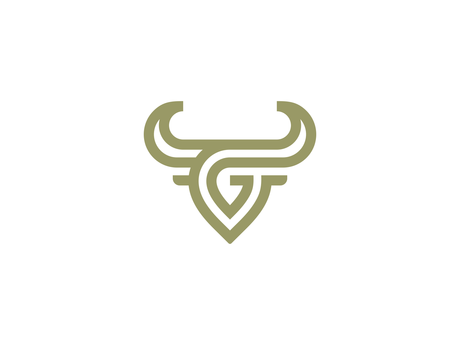 Modern Letter G Bull Head Logo by Aira | Logo Designer on Dribbble