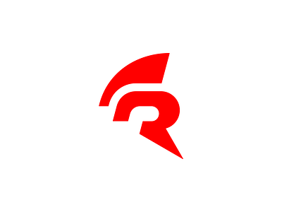 Stylish Sparta Letter R Logo