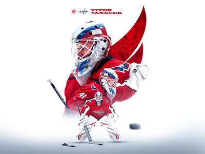 Vitek Vanecek capitals clean design goalie hockey nhl sports sports design sports poster vanecek vitek vv wallpaper washington washington dc