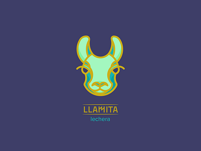 Lucky Llama animal design flat goldenratio icon illustration illustrator llama llamahead logo peru vector