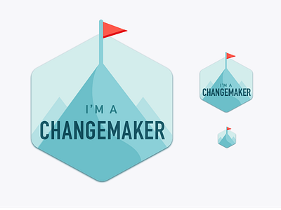 Changemaker – Take 2 badge change illustration