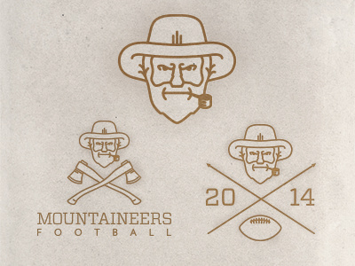 Mountaineer dribbble