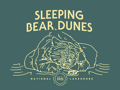 Sleeping Bear Dunes animal bear dunes national lakeshore nature parks sleeping