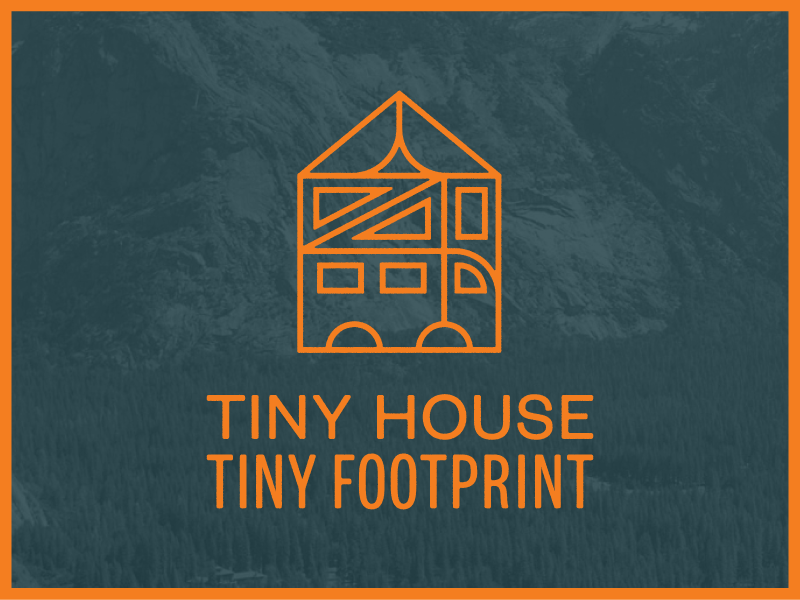 Tiny House Tiny Footprint adventure tiny house logo