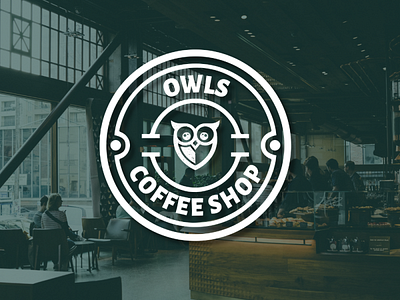 OWLS Coffee Shop brand identity branding combination logo graphic design logo logo design logotype restaurant