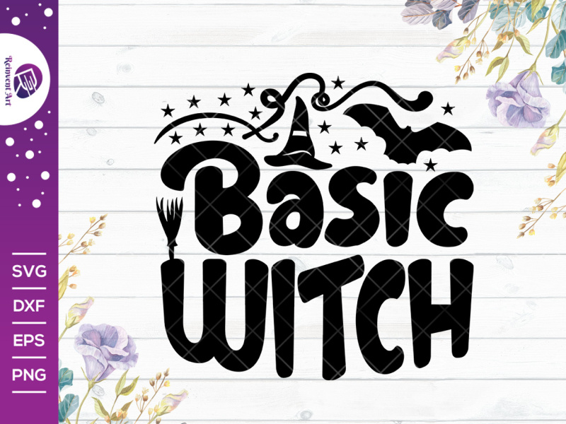 Basic Witch Svg Cut File by Reinvent Art on Dribbble