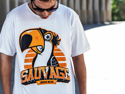 sauvage clothing fresh sauvage street sunny tshirt tucan vector