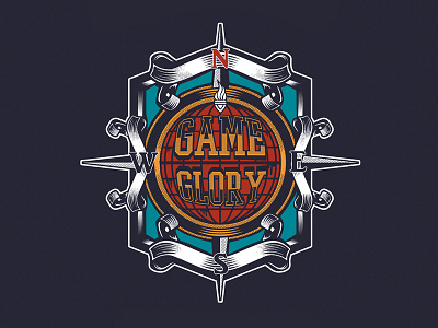 Design "COMPASS" for  Game X Glory Clothing Company™