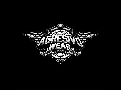 Agresivo Wear clothing design illustration logo nanchin vector