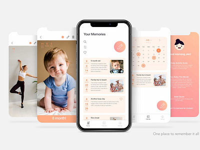 KeepSake App Design / Photo App for Parents